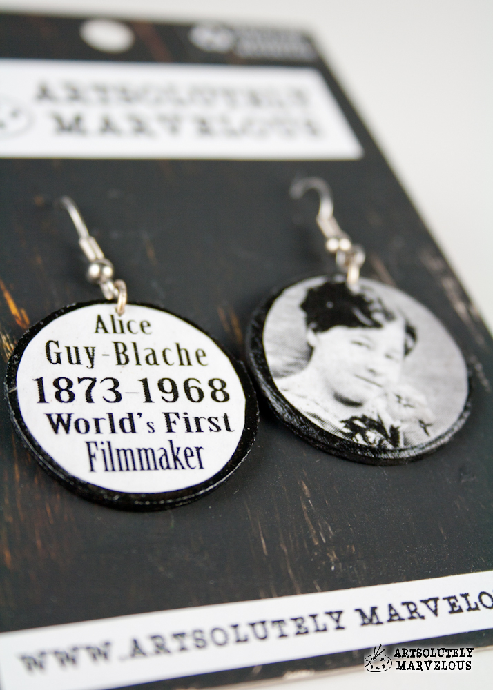 First Filmmaker Cinema Handmade Recycled Earrings